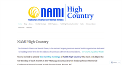 Desktop Screenshot of namihighcountry.org