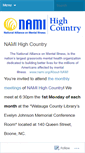 Mobile Screenshot of namihighcountry.org